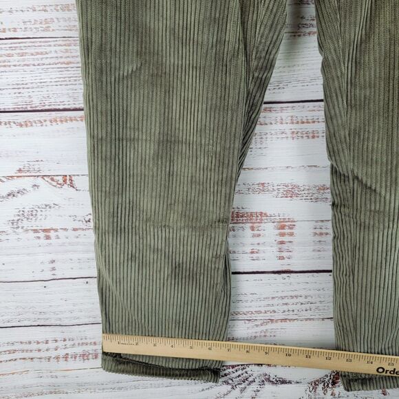 ASOS Design Men's Size S Corduroy Jogger Pants W/ Drawstring Green - Picture 2 of 12